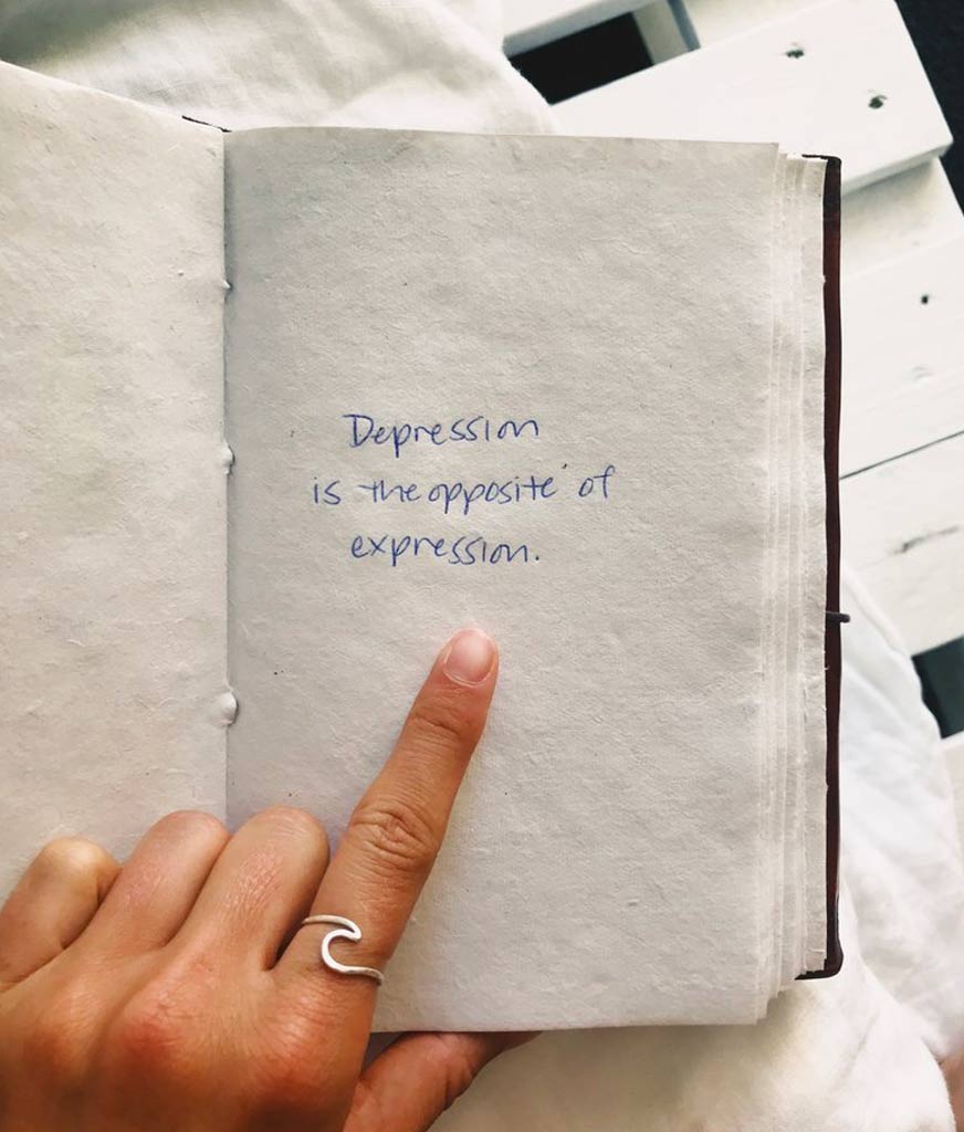 THE OPPOSITE OF DEPRESSED ENERGY - EXPRESSED ENERGY