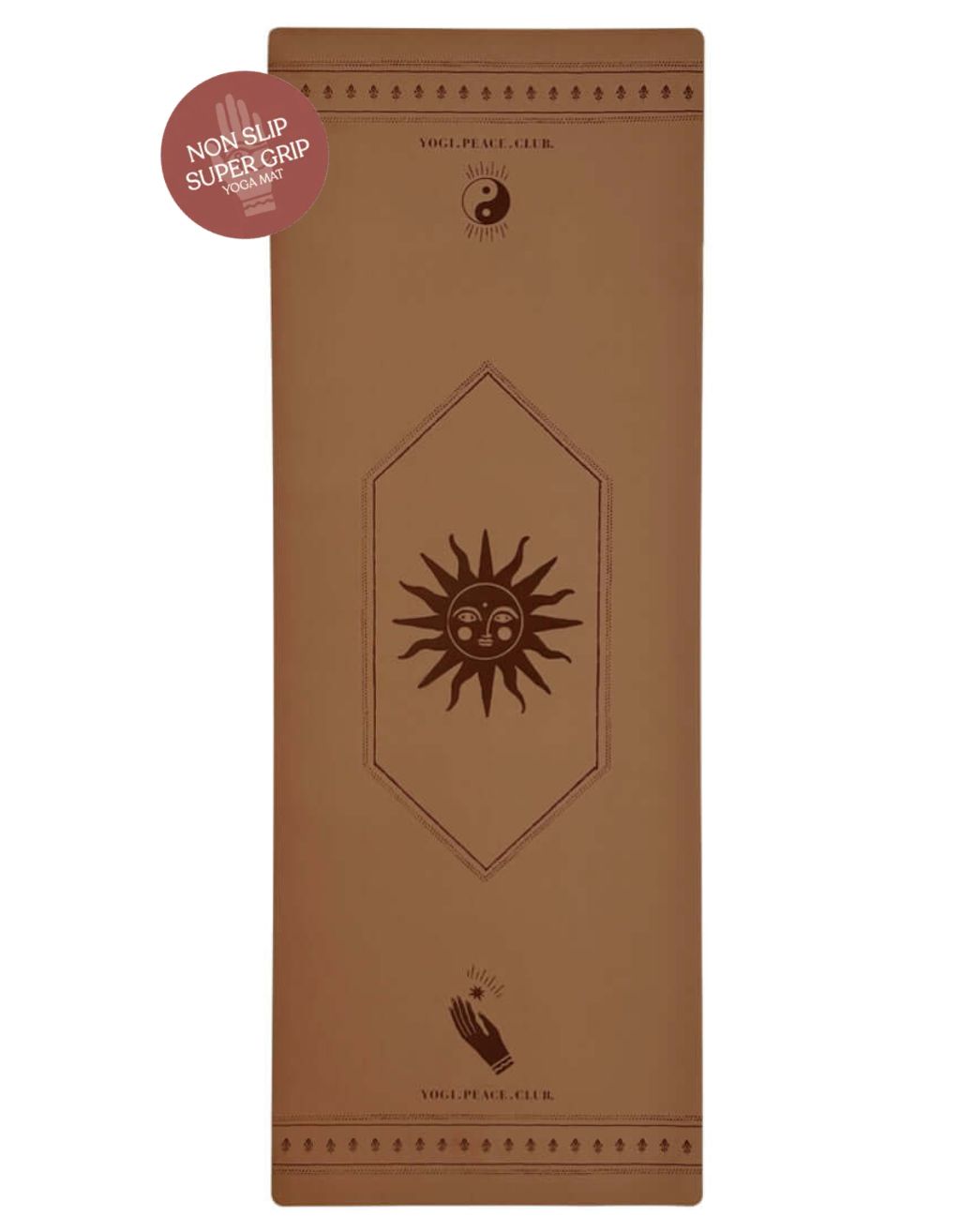 Deluxe Spice Yoga Mat + Strap - Yogi Peace Club - Yoga Mat