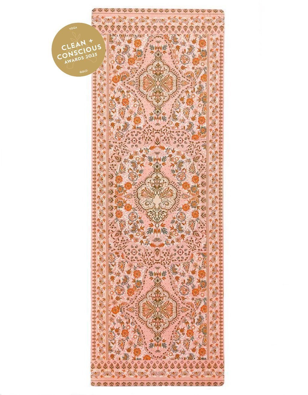 Salty Peach Yoga Mat + Strap - Yogi Peace Club - Yoga Mat
